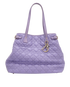 Panera Shopper, &pound;450, Handbags, Purple, Canvas, Front view